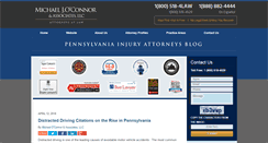 Desktop Screenshot of pennsylvaniainjuryattorneysblog.com